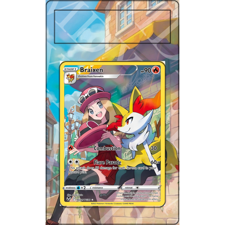 Braixen #TG01 Pokemon Silver Tempest (Extended Art)