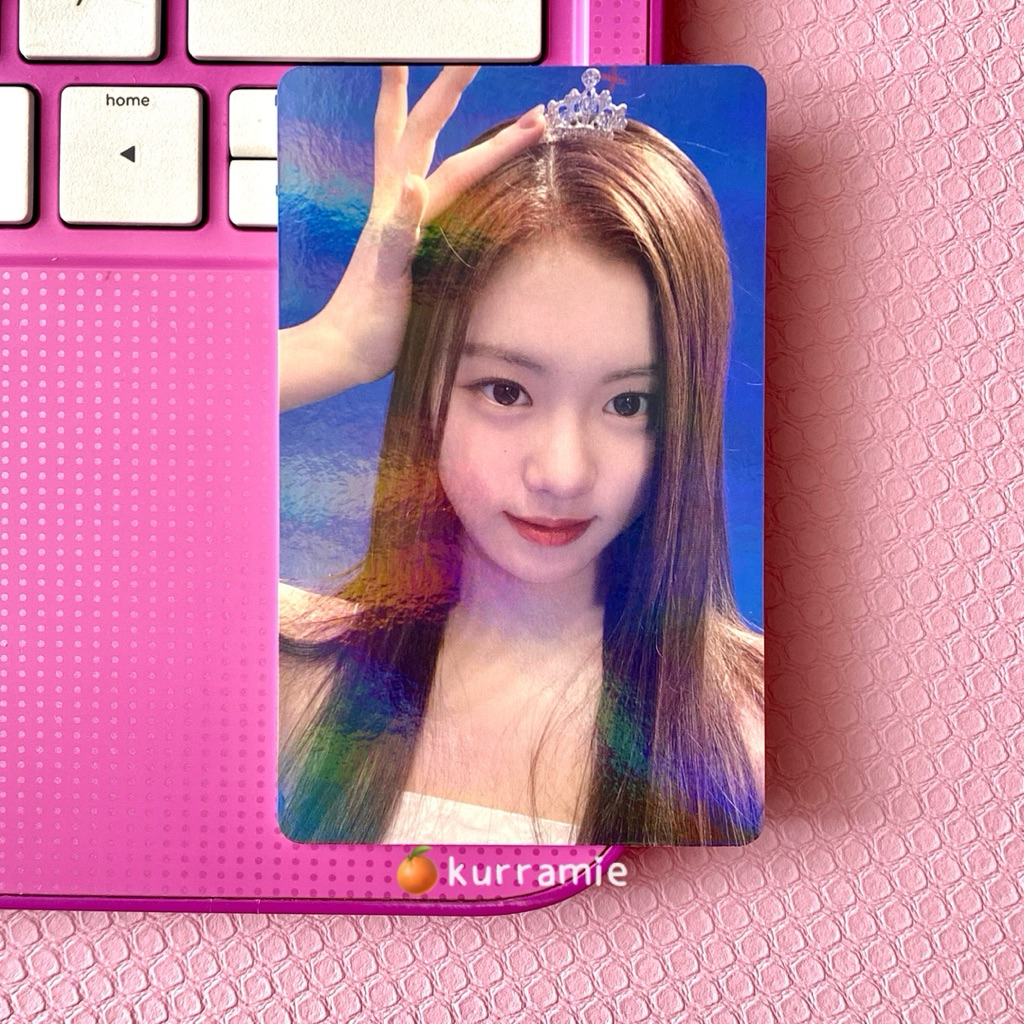 (clearance sale) official photocard kim garam ex le sserafim pob weverse global holo era debut fearl