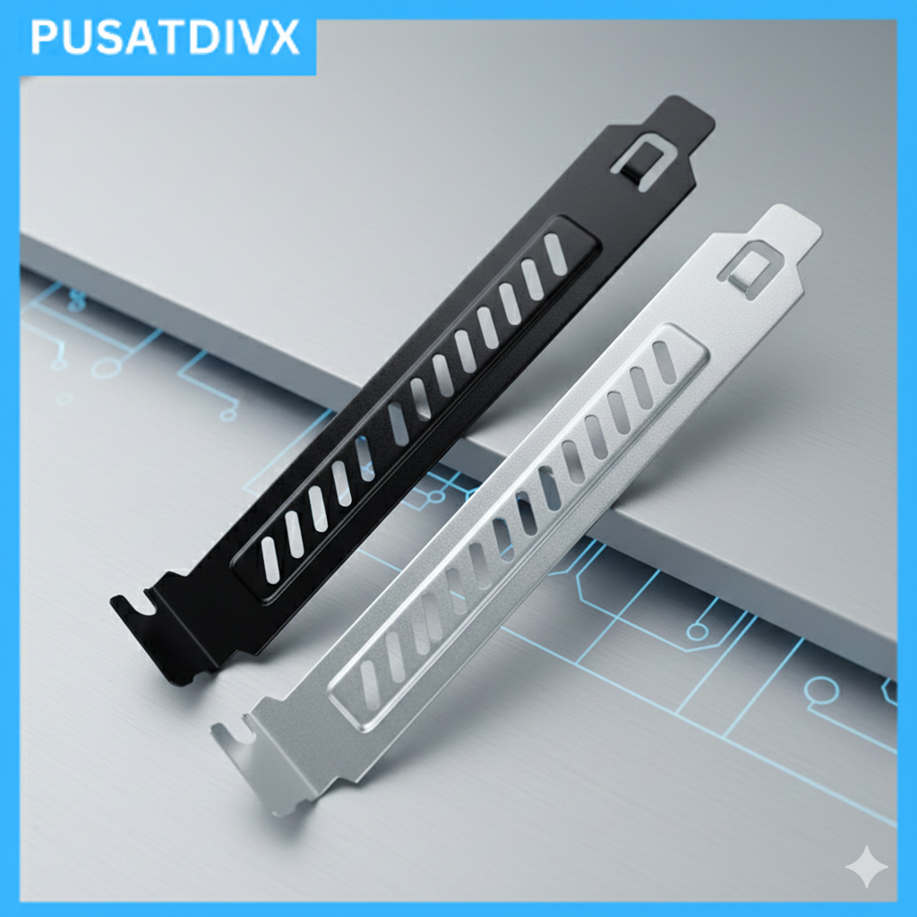 SANJI PCI BRACKET SLOT COVER MODEL C DUST FILTER BLANK PANEL CASING CASE KOMPUTER PC