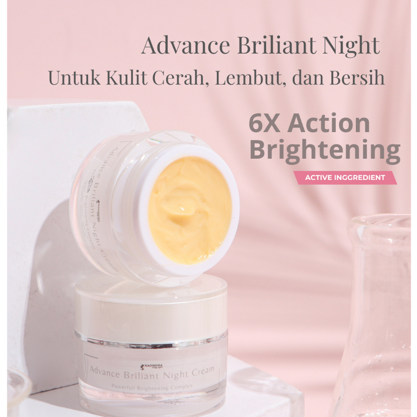 Nadindra Beauty Expert Advance Briliant Night Cream - Pencerah terbaik