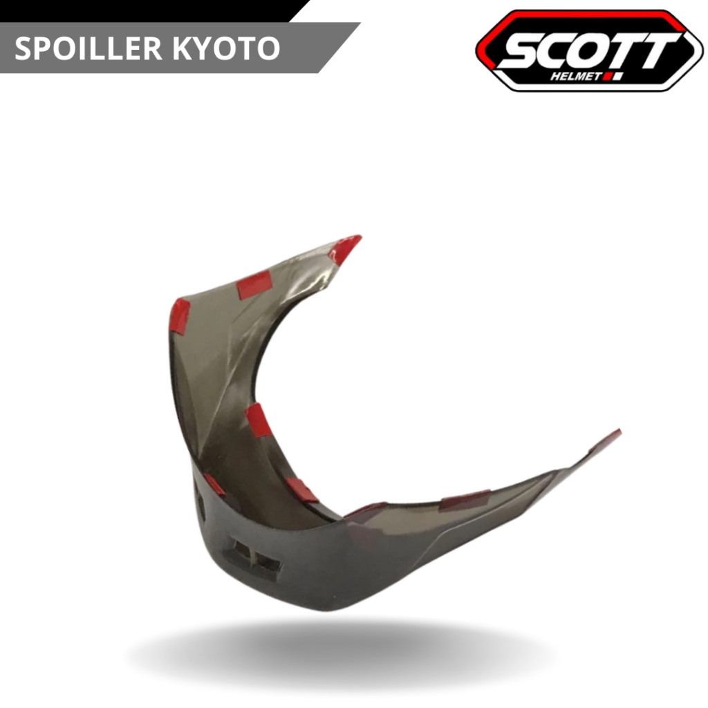 Spoiler Helm / Spoiler Helm Kyoto / Spoiler RSV Lengkap Dengan Baut / Spoiler Lem 3M Untuk Semua Tip