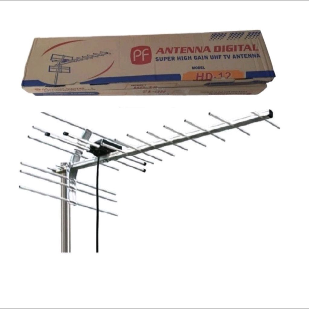 ANTENA LUAR DIGITAL PF HD12 HD 12 - ANTENA DIGITAL PF HD12 HD 12 - ANTENA TV DIGITAL PF HD12 HD 12