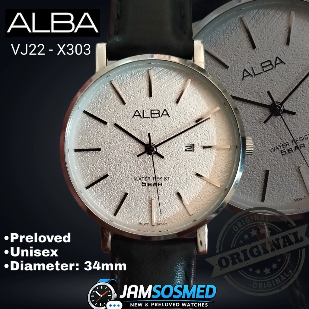 Jam Tangan Alba Prestige VJ22 X303 Original // Unisex // Preloved Watches