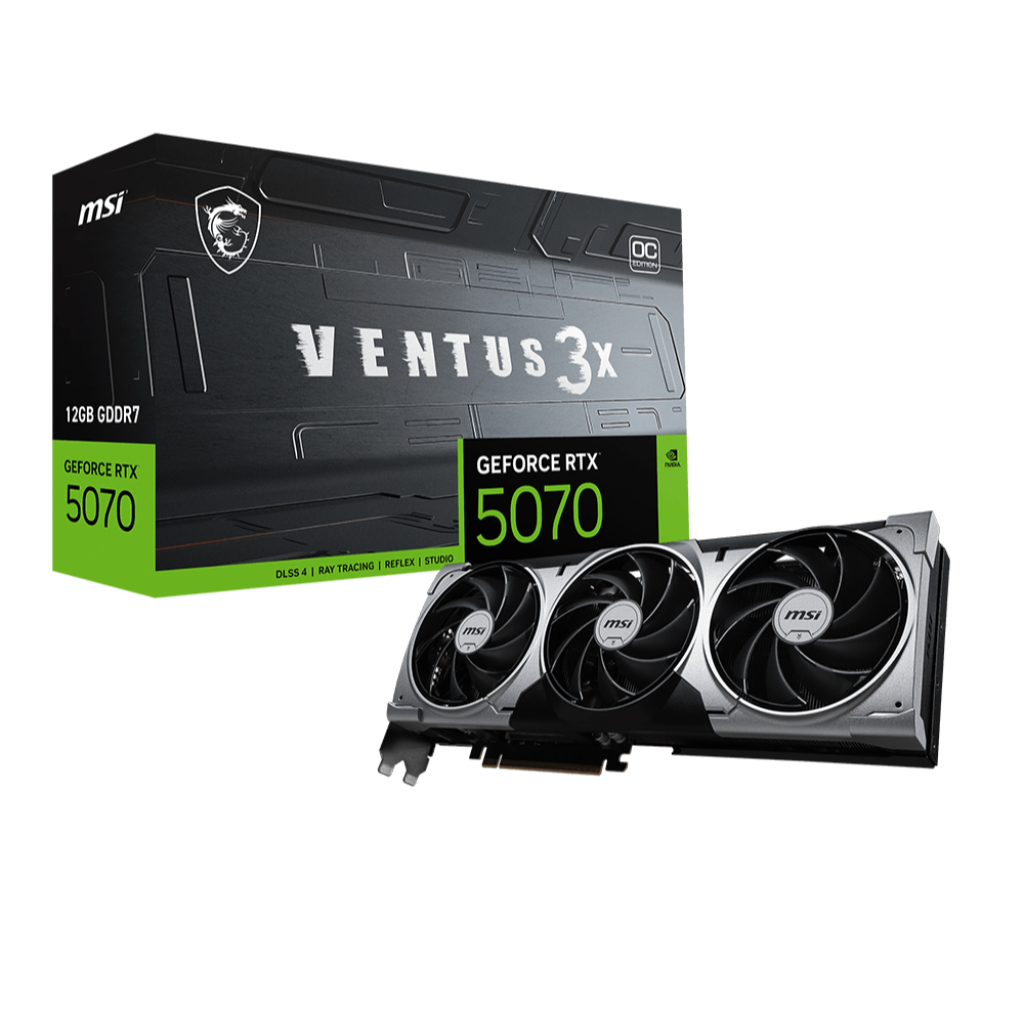 MSI VGA RTX 5070 12G VENTUS 3X OC
