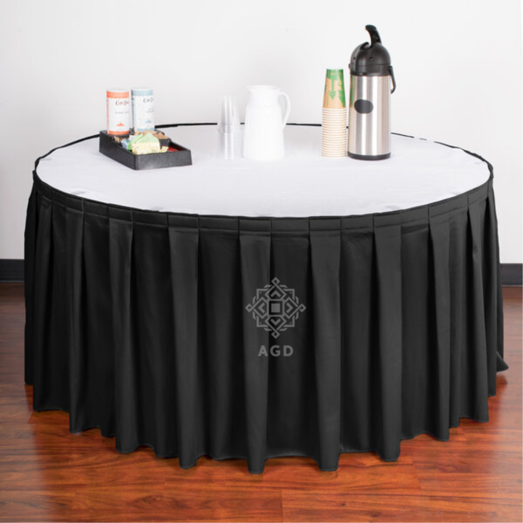 Skirting Meja Prasmanan Poni Meja Catering Dekorasi Pesta Wedding Custom Warna