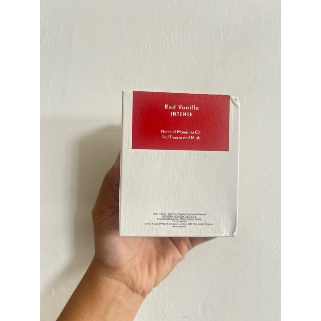 parfum zara red vanilla