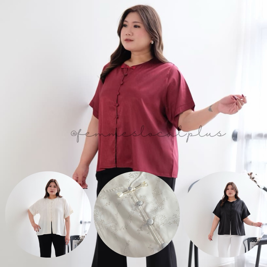 FEMMESLOCAL YANG DRESS BIGSIZE / DRESS JUMBO SIZE / BAJU IMLEK BIGSIZE / DRESS SINCIA / DRESS CHINES