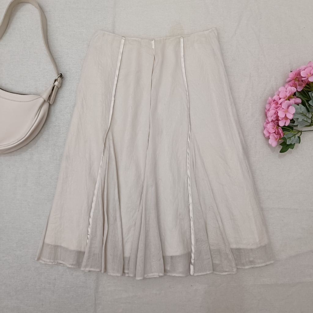 Glitter Cotton Skirt Kawaii Y2K Japan Style