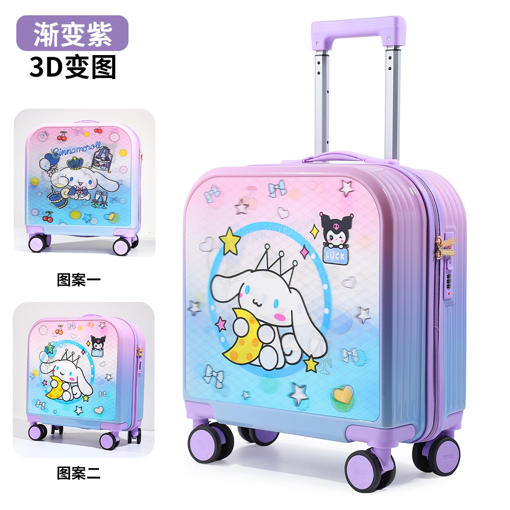 Koper Anak 3D Sanrio 18inch Unisex Lucu