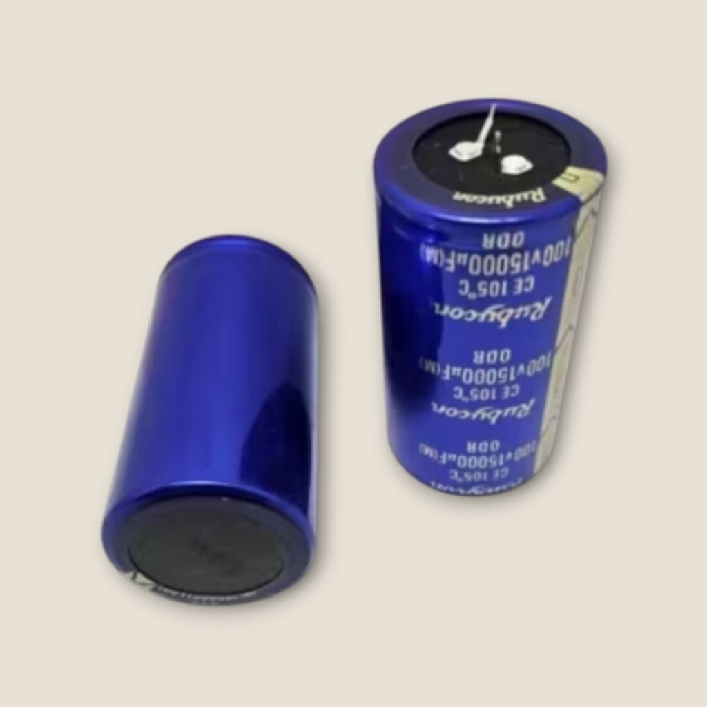 elco rubycon 15000/100v 15000uf 100v kapasitor 15.000-100v capasitor audio