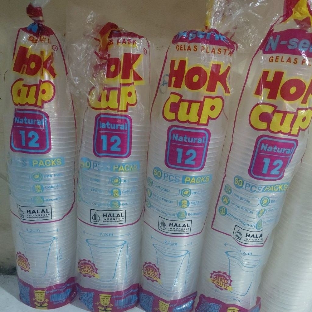 gelas cup HOK 12oz