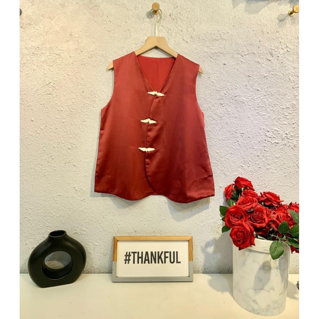 B7241 | ATASAN CHEONGSAM WANITA IMPORT PREMIUM