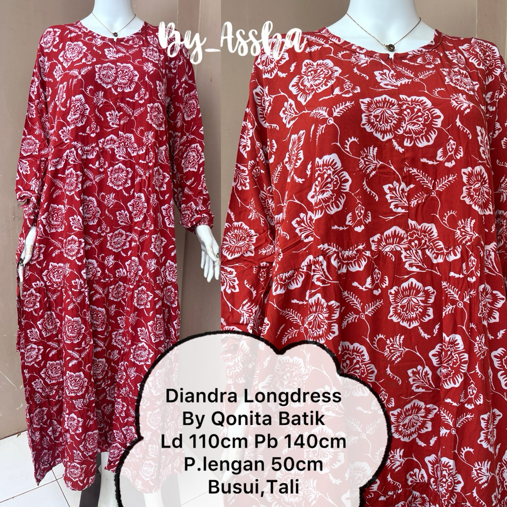 Daster Batik Qonita Pekalongan Diandra Busui Dress