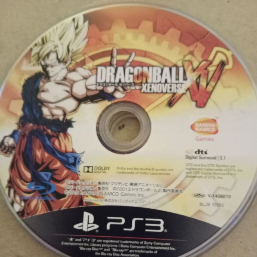 KASET PS3 DRAGON BALL XENOVERSA SECOND