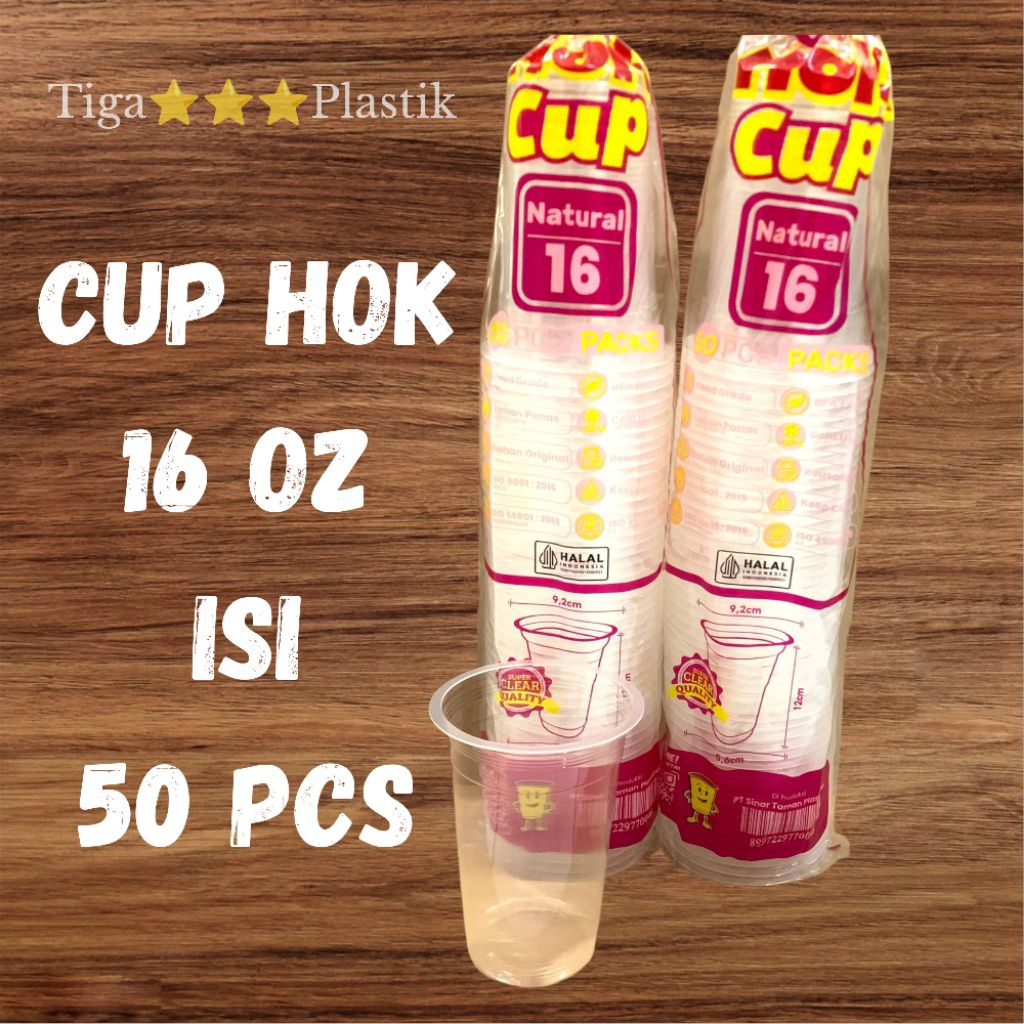 Cup Gelas Hok 16oz