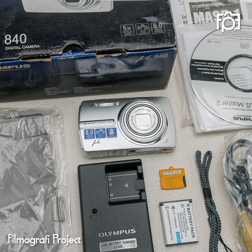 Olympus MJU 840 MINUS | New Old Stock - Kamera Pocket Digital Digicam Camdig Low Mega Pixel