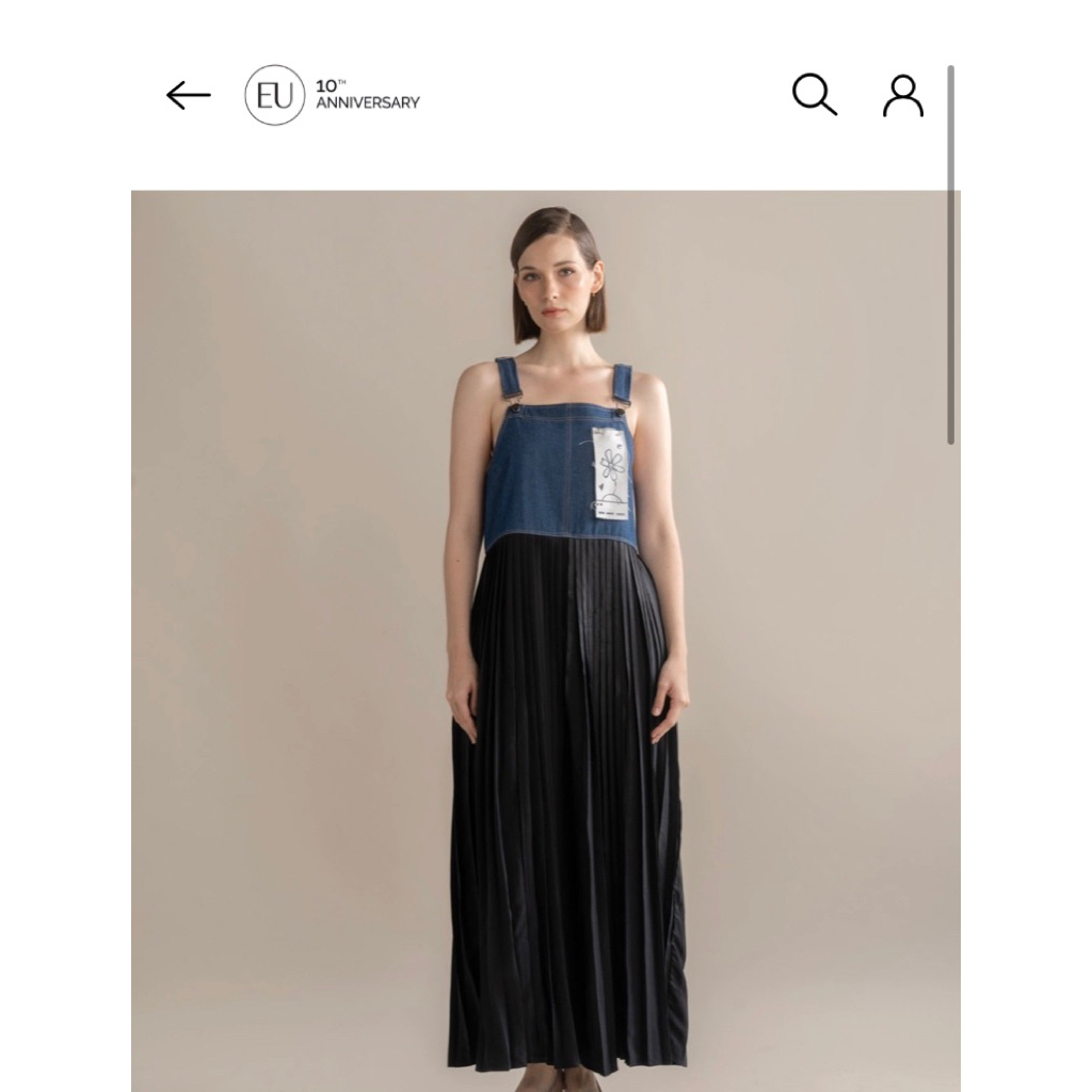 castiel overall pleats eunoia x robokite (new, with tag)