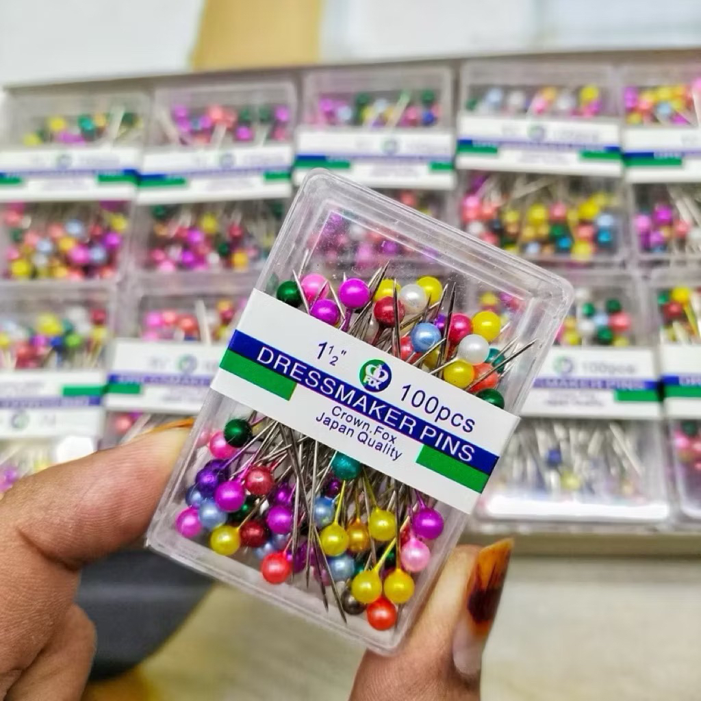 Grosir Jarum pentul isi 10box/setengah kodi / Jarum Pentul Hijab Anti Karat