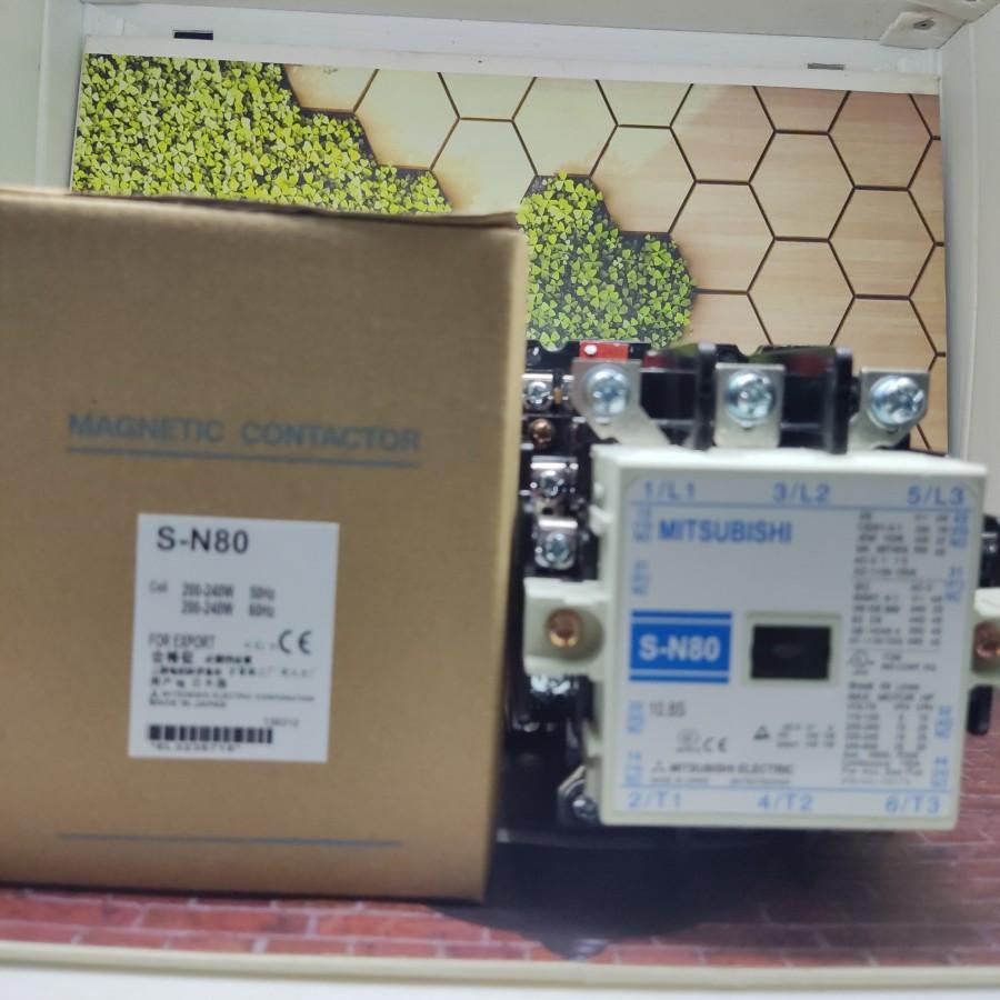 kontaktor mitsubishi s-n80 sn80 sn-80 Contactor MITSUBISHI SN 80 mistubisi