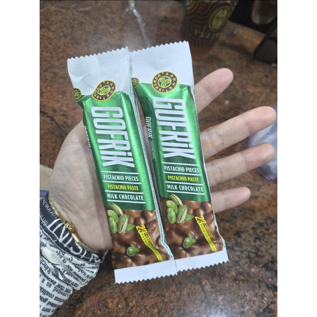 GOFRIK COKLAT BAR PISTACHIO