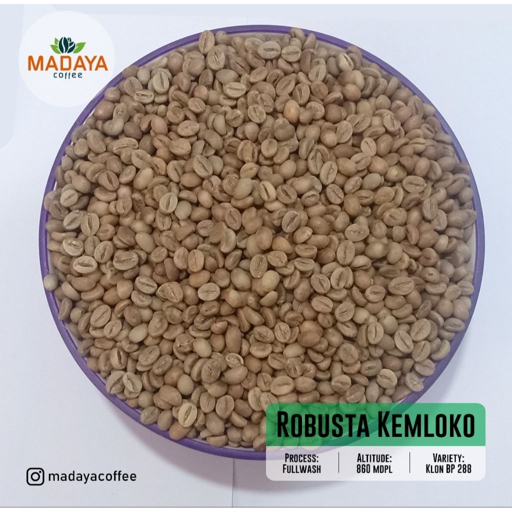 Biji Kopi Robusta 500 G Petik Merah