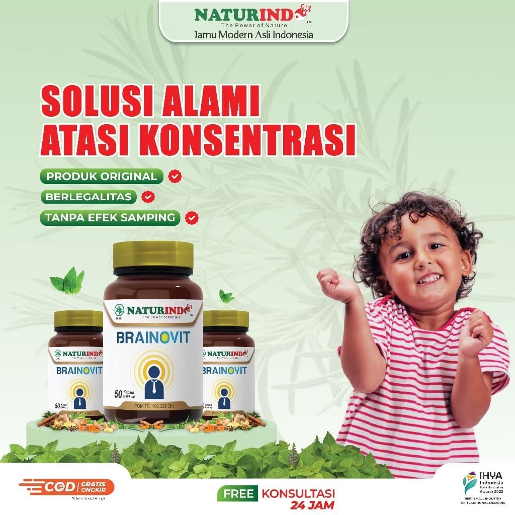 Vitamin ADHD Hiperaktif Speech Delay Anak Vitamin Otak Umur 3 4 5 6 7 8 Tahun Pintar Belajar Supleme