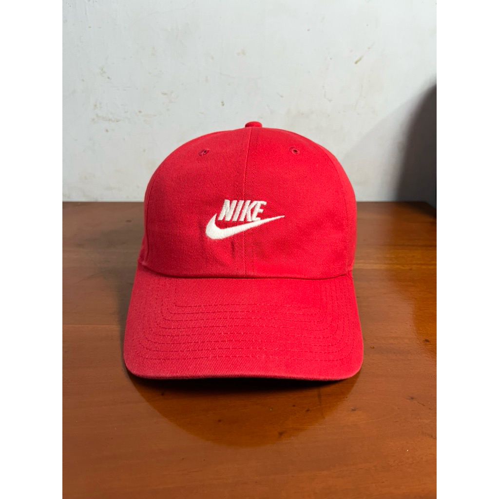 topi nike red caps original second