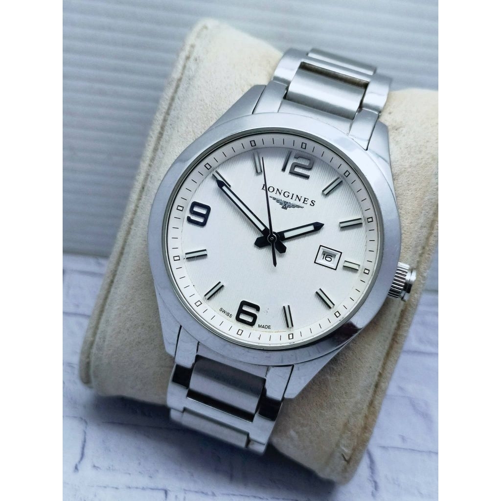 Jam Tangan Pria LONGINES CONQUEST- quartz- Clone/Kw bukan original- mewah