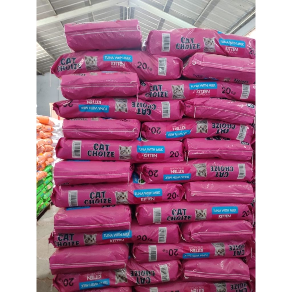 Cat Choize kitten tuna white milk 20kg karungan