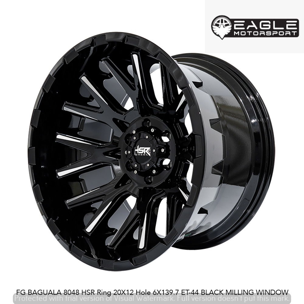 VELG SEMI OFFROAD BUAT MOBIL PAJERO FORTUNER HILUX PRADO TRITON DLL TIPE HSR FG BAGUALA.