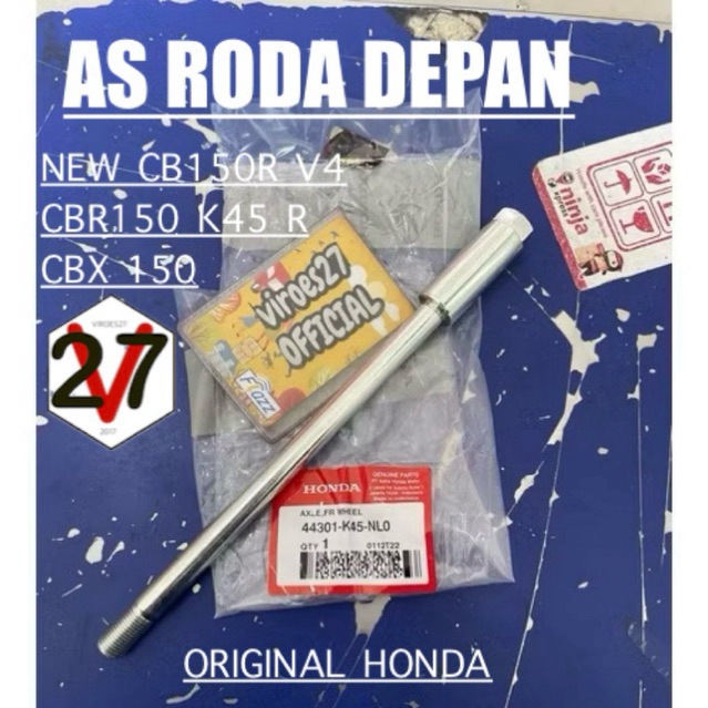 As Roda Depan NEW CB150R V4 / CBR 150 K45R UPSIDE DOWN