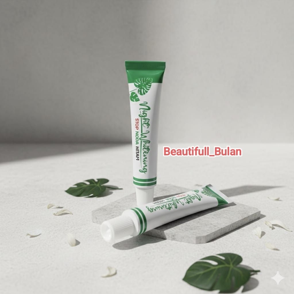LIZ SKINCARE KRIM PEMUTIH MALAM WHITE CREAM ( UNTUK FLEK HITAM & BEKAS JERAWAT )