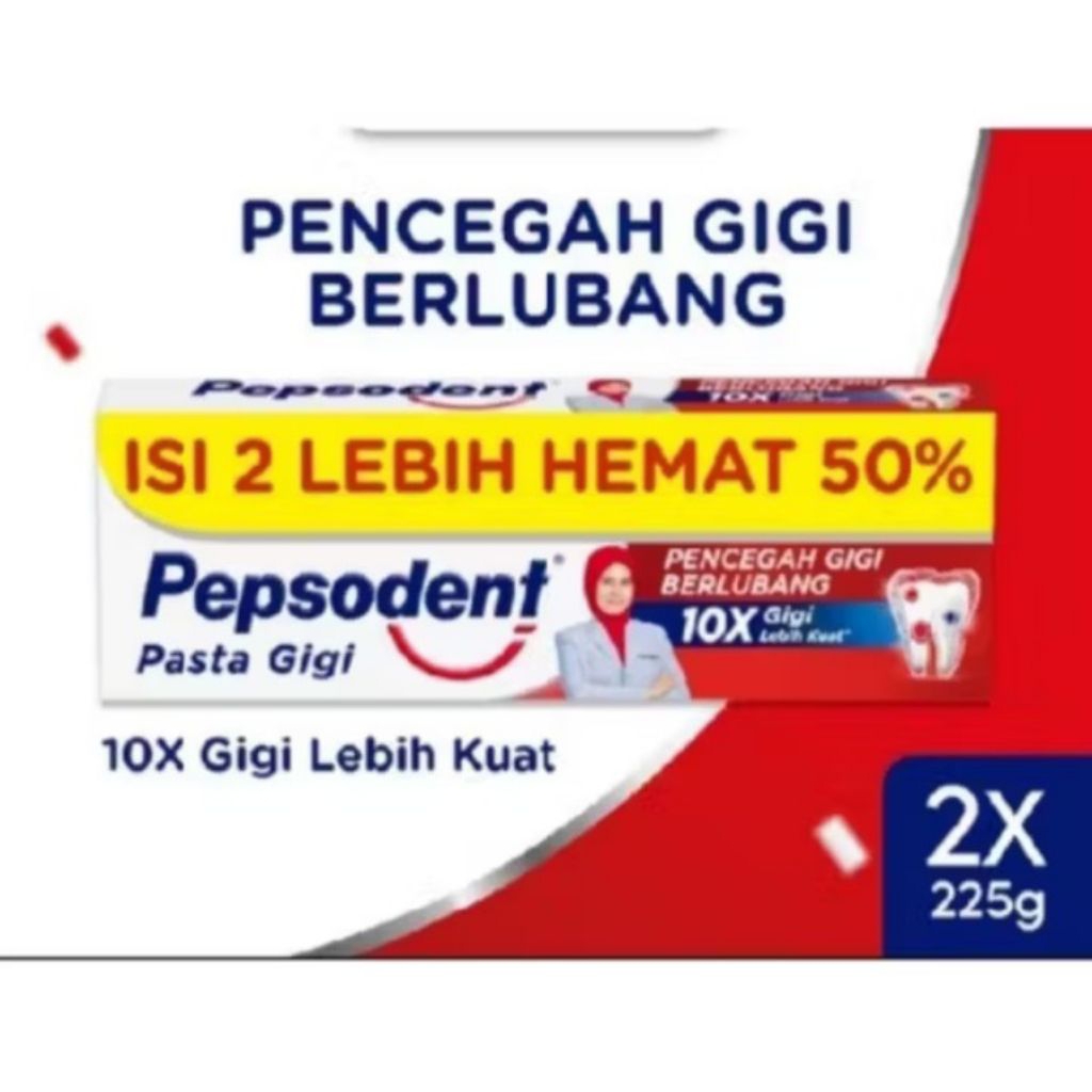 Pepsodent 225gr isi 2