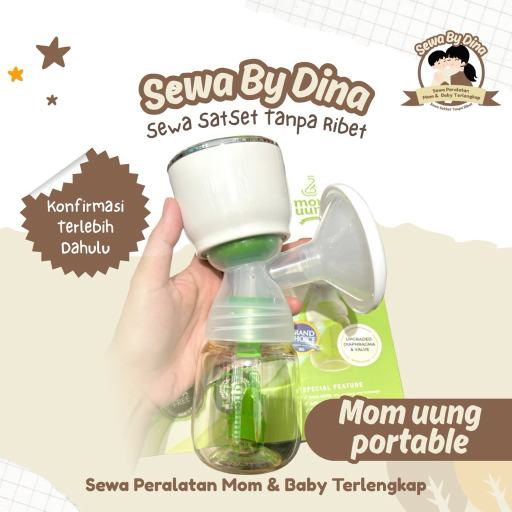 SEWA POMPA ASI MOM UUNG PORTABLE