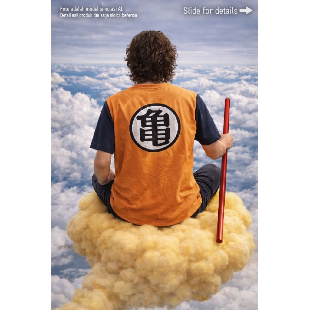 Jersey cosplay S0N G0KU DB size M (P70 x L50)