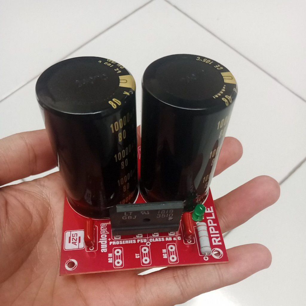 Kit power suplai CT Elko 10000uf 80v nichicon original isi full