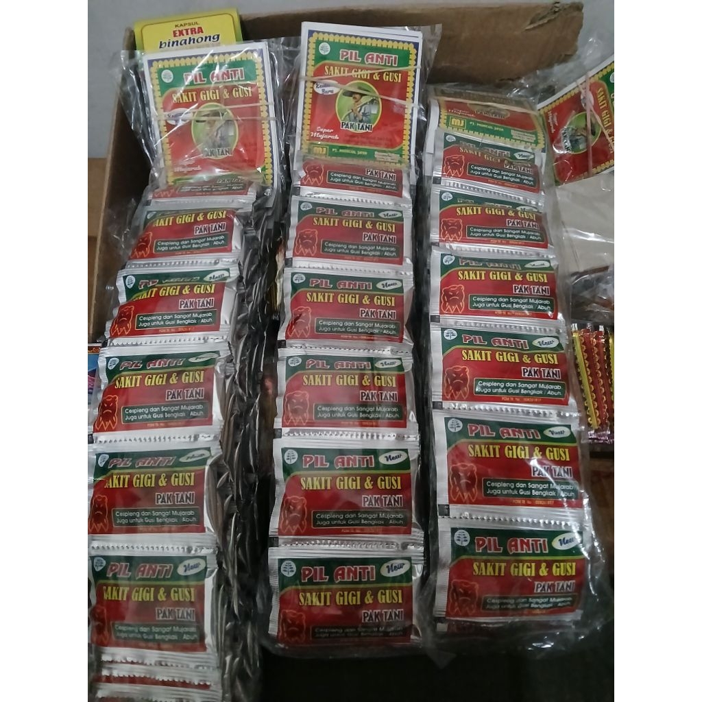 Pil sakit gigi pak tani