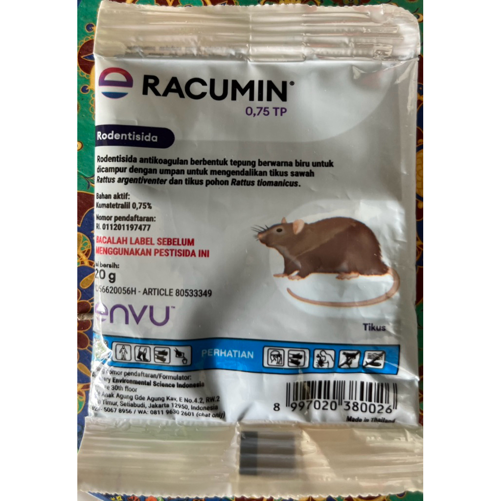 Racumin 15gram rodentisida