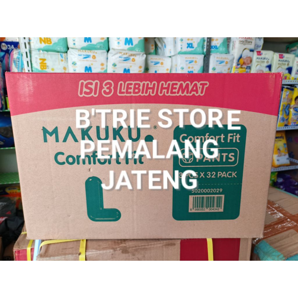 1 KARTON MAKUKU RENCENG ISI 3 LANGSUNG KIRIM
