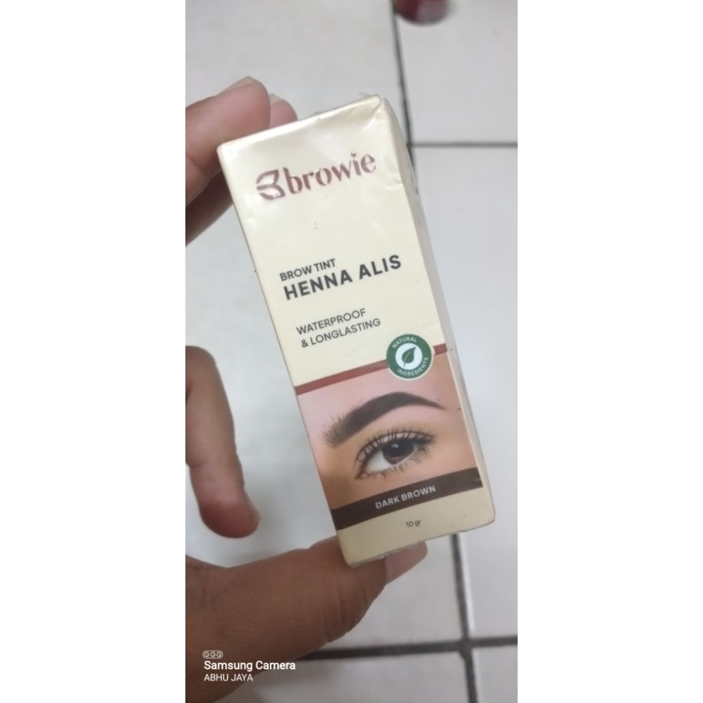 Browie brow tint henna alis dark brown