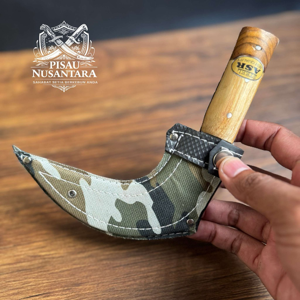 Pisau Kuku Macan Army Baja Per Bilah Tebal Konstruksi Fulltang