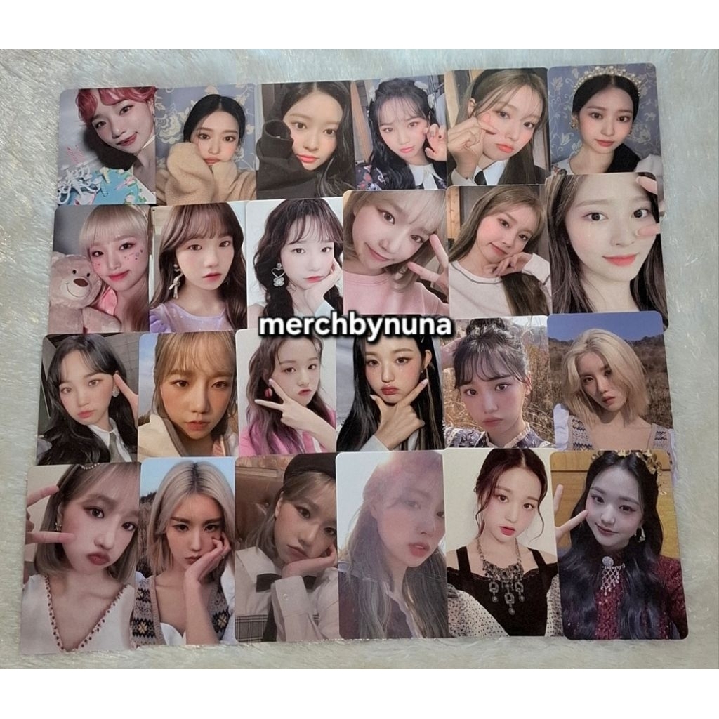 Photocard Wonyoung, Chaewon, Minju, Hyewon, Yujin, Yuri, Yena, Sakura Izone Album Oneiric Diary, One
