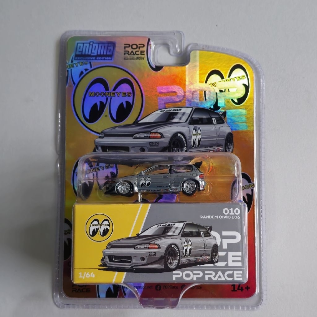 (CHASE CAR) Enigma x POP RACE Pandem Civic EG6 Mooneyes