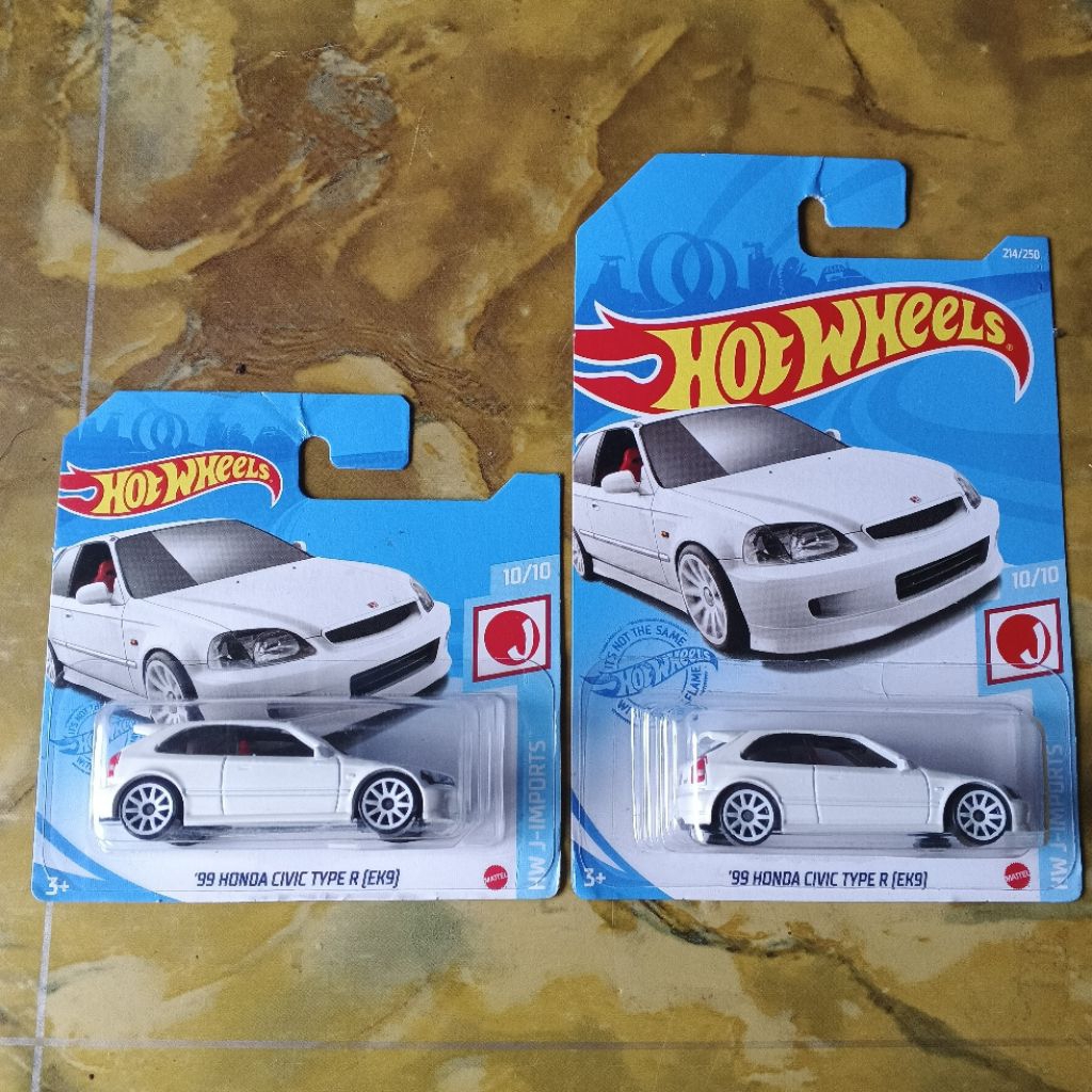 Hot Wheels 99 Honda Civic Type R EK9 Putih
