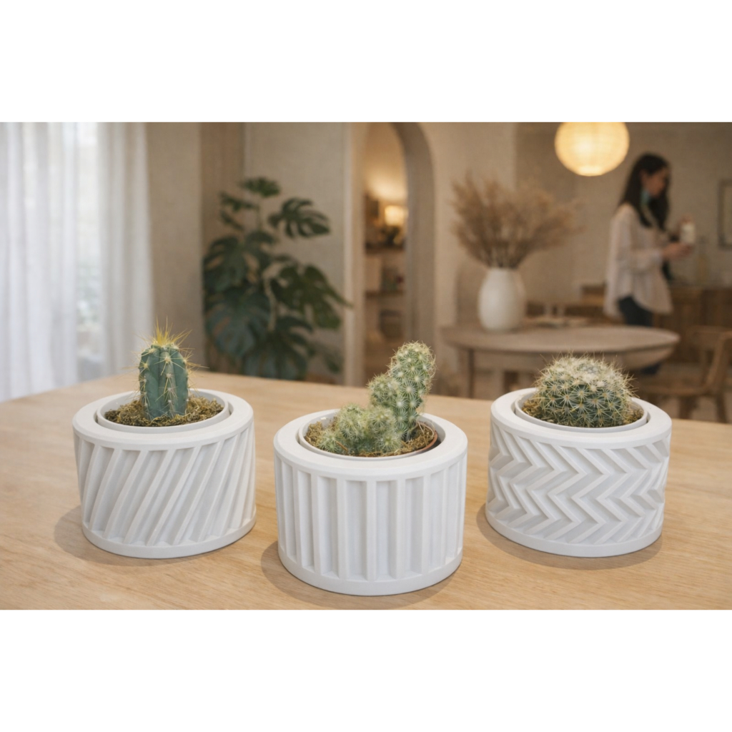 INFISSO - Set Dekorasi Meja Estetik - Vas Bunga Aesthetic - pot minimalis - Vas bunga - vas hiasan m