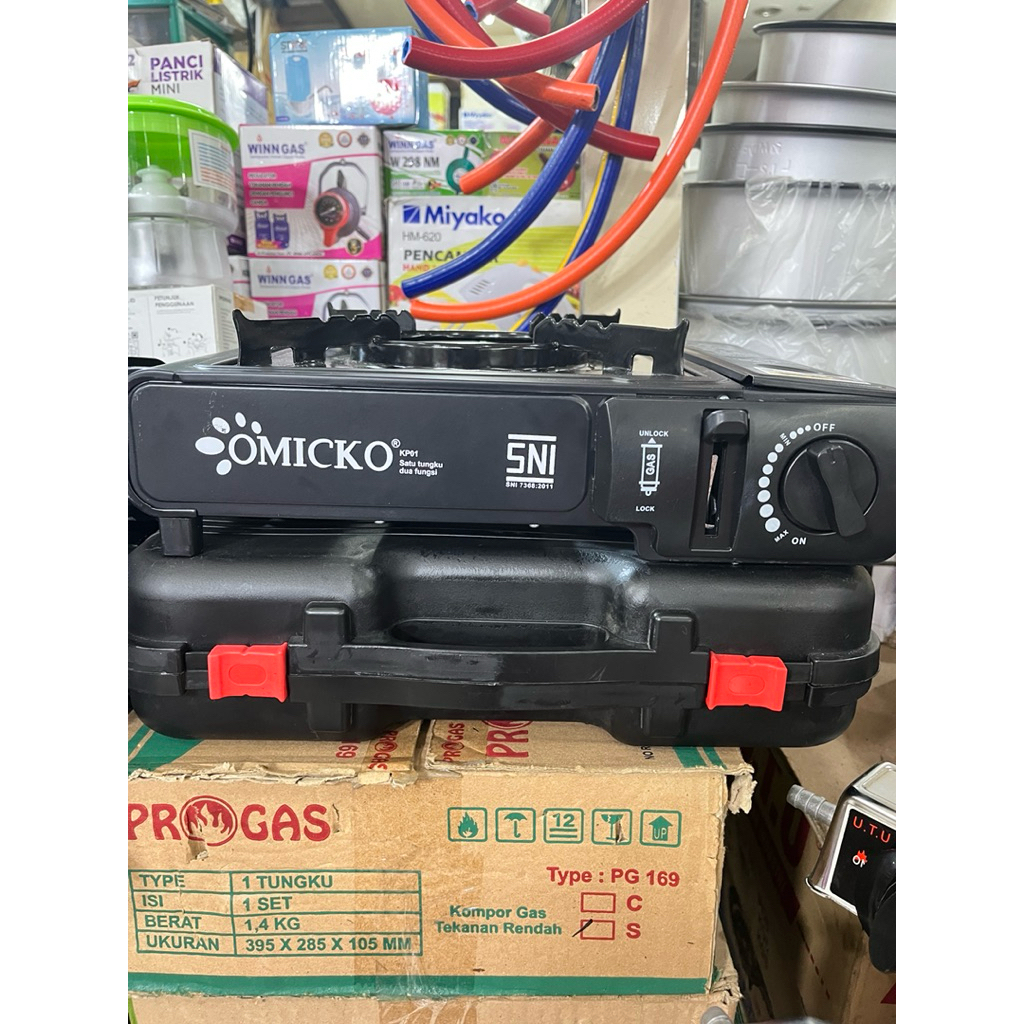 kompor gas portable omicko