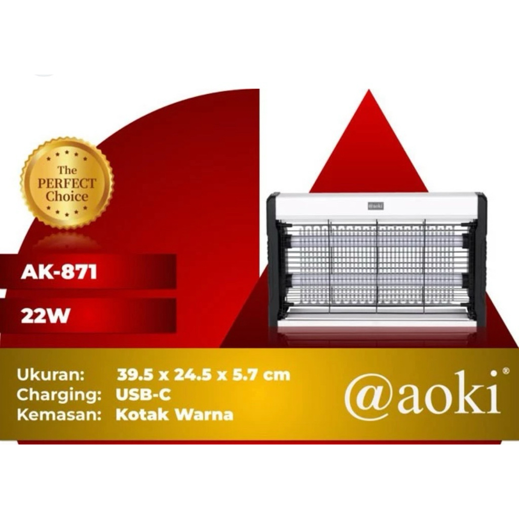 Perangkap Nyamuk Insect Killer Aoki Ak 871 22w