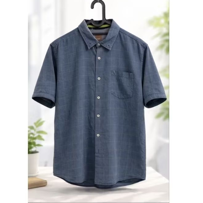 Kemeja Pria WOOD Original Preloved | Nyaman Dipakai