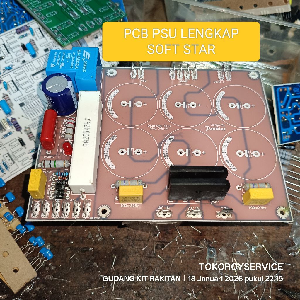 Pcb PSU softstar PCB power supply  soft star power amplifier.