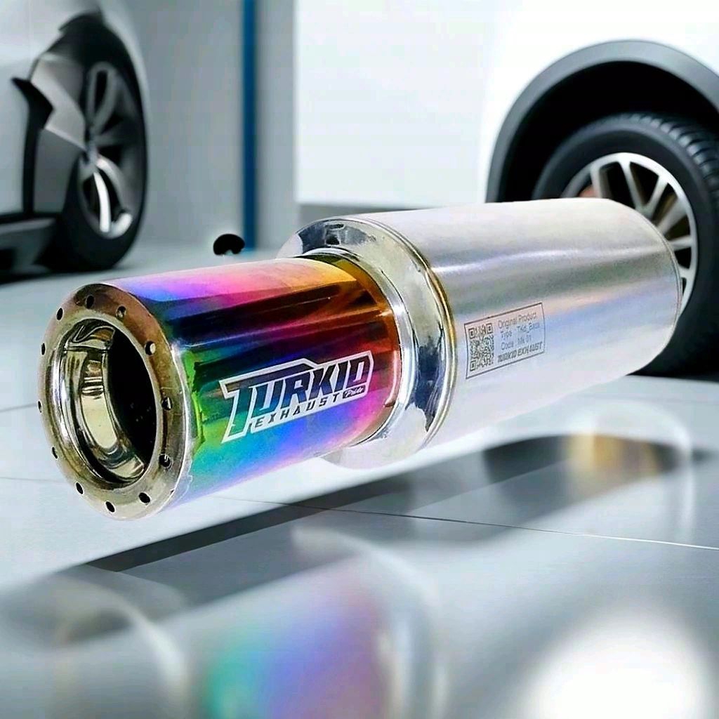 Knalpot Mobil Racing Original Turkid Tipe Bass Adem Full stainless Knalpot Gronel full stainless Kna